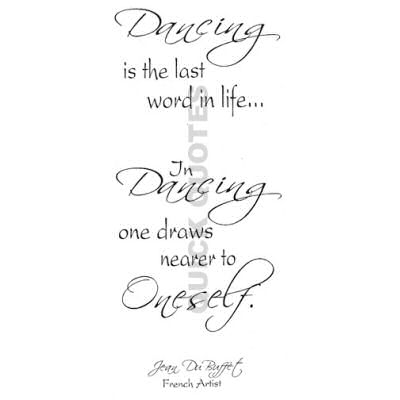 Quick Quotes - Vellum Dancing Is Quote